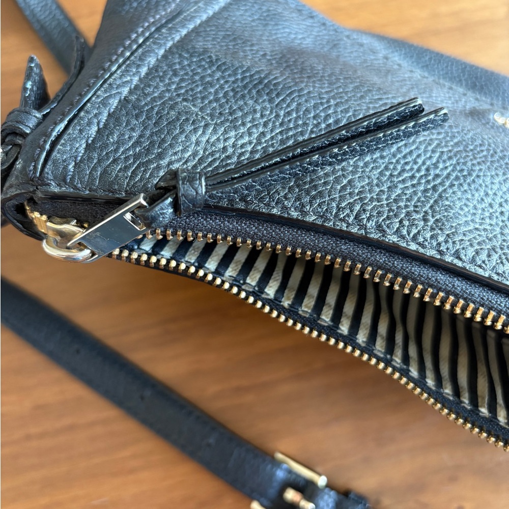 Kate Spade Jackson Street Colette Black Leather Shoulder Bag - Picture 5 of 10